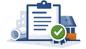 Compliance certificates for design and construction