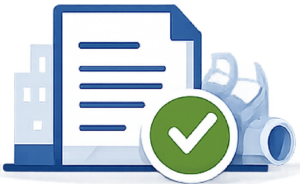 Compliance Certificate issued once all works complete