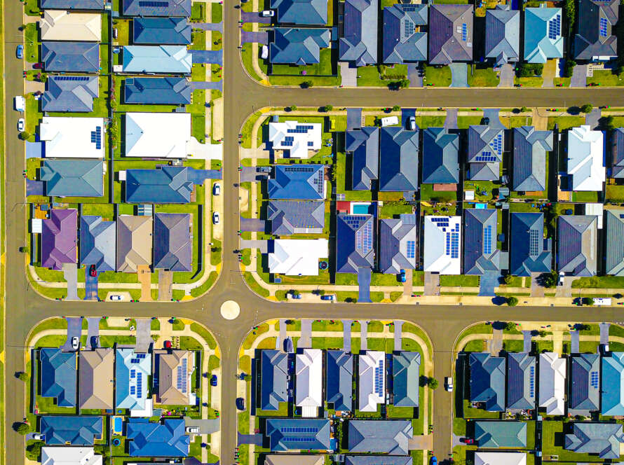 completed subdivision