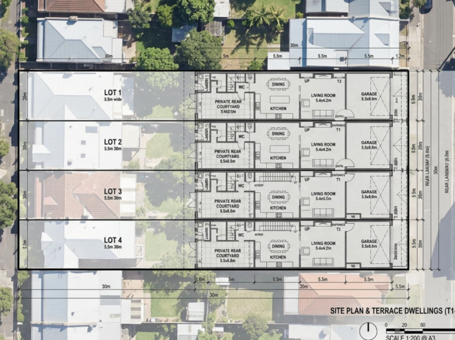 proposed terraces strata Pattern book CDC