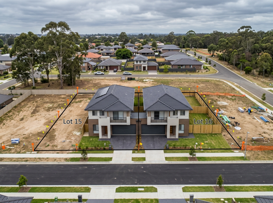 subdivided residential block
