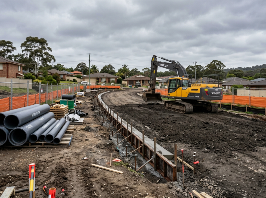 subdivision works certificate site